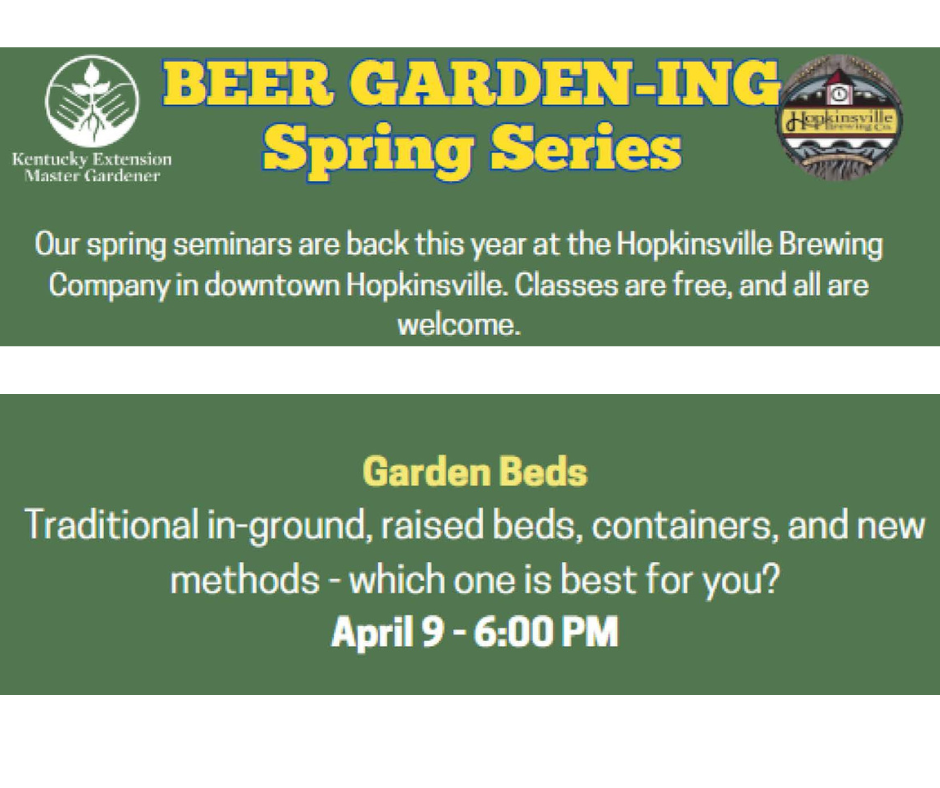 Beer Garden-ing -- Lesson Raised Beds Gardening | Christian County ...