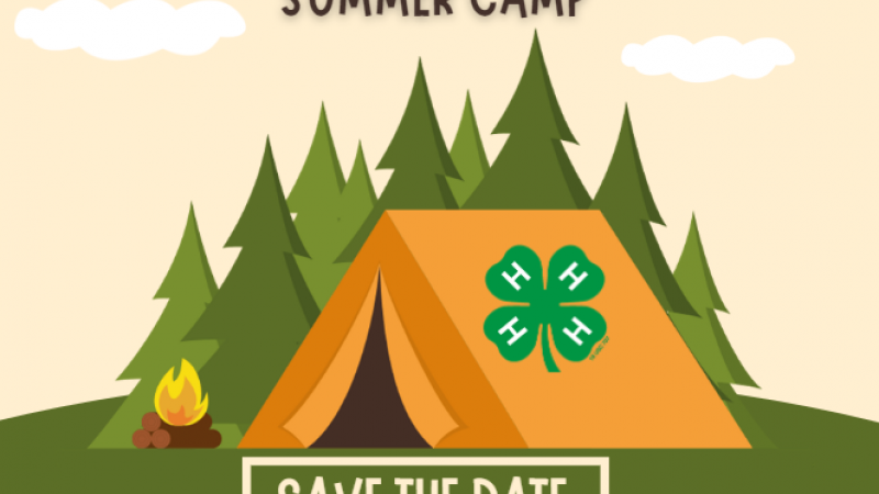 2023 4-H Camp Graphic
