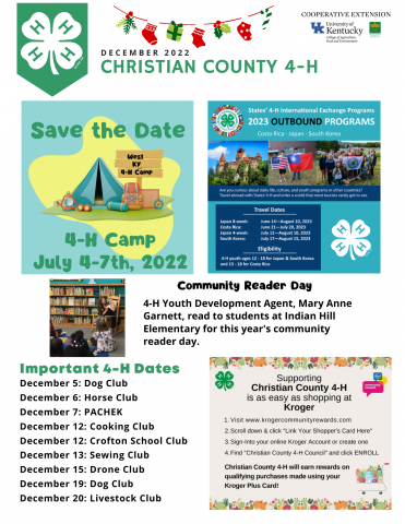 December 4-H Newsletter Page 1